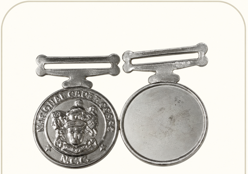 Plain One-Side NCC Medal Blank - Silver