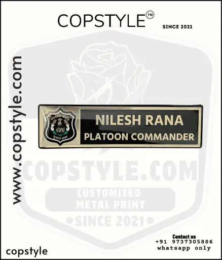 [GHGPNP7520] Gujarat Home Guard Pocket Name Badge – Durable & Customizable  Buy Online