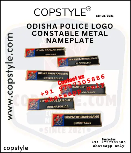 Odisha Police l Pocket Nameplate