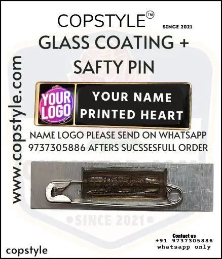 [PNBWGC] Pocket Name Badge with Glass Coating