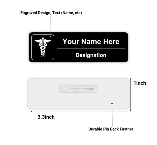 personalised name badges